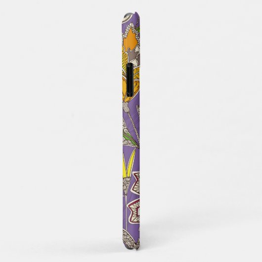 chintz pop violet Case-Mate iPhone case (Achterkant/rechts)