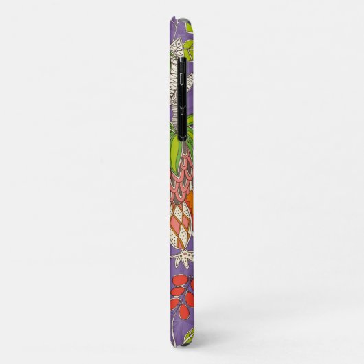 chintz pop violet Case-Mate iPhone case (Achterkant/links)