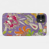chintz pop violet Case-Mate iPhone case (Achterkant (horizontaal))