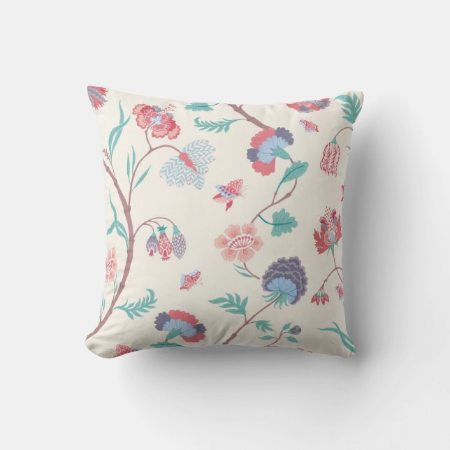 Chintz print kussen (Voorkant)