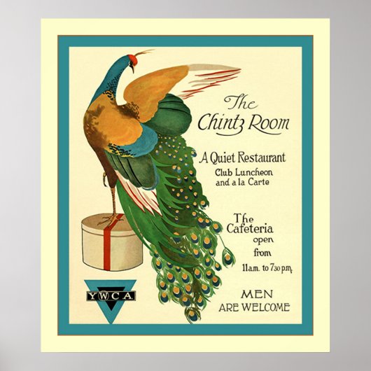 Chintz Room ~  Wereldoorlog 1 ~ Restaurant Poster (Voorkant)