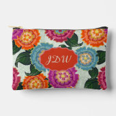Chintz Weide Bloem Kunst Monogram Etui (Voorkant)