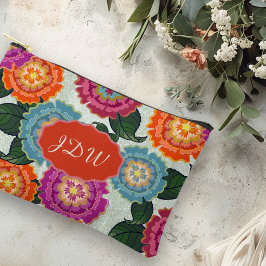 Chintz Weide Bloem Kunst Monogram Etui