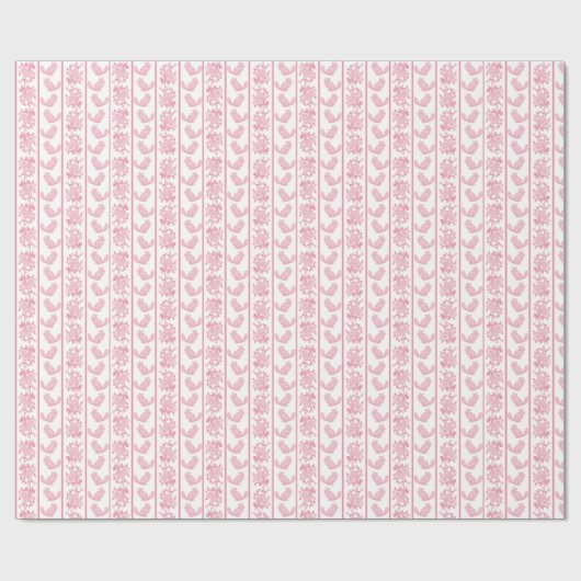 Chintzy Chinchilla-inpakpapier (roze) Cadeaupapier (Vlak)