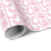 Chintzy Chinchilla-inpakpapier (roze) Cadeaupapier (Rol Hoek)