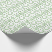 Chintzy Chinchilla Wrapping Paper (Green)  Cadeaupapier (Hoek)
