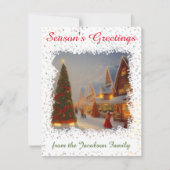 Chintzy kerstbomen Seizoensgebonden groeten Feestdagenkaart (Voorkant)