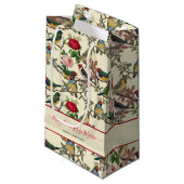  Chintzy Victoriaans Scrapbook Birds Design Klein Cadeauzakje (Voorkant Gekanteld)