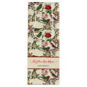  Chintzy Victoriaans Scrapbook Birds Design Wijn Cadeautas (Voorkant)