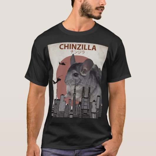 Chinzilla - Giant Chinchilla Monster T-shirt (Voorkant)