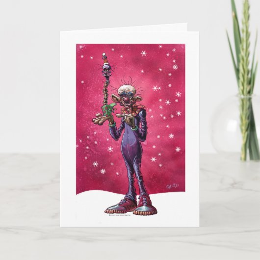 Chiodo Klownz Khristmas Kard Feestdagen Kaart (Voorkant)