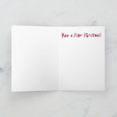 Chiodo Klownz Khristmas Kard Feestdagen Kaart (Binnen)