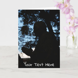 Chion-in tempelbeeld silhouette, Kyoto, Japan Kaart