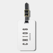 Chios Griekenland Bagagelabel (Voorkant verticaal)