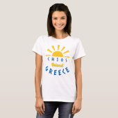 Chios Island, Griekenland - Sunshine Women's T-shirt (Voorkant volledig)