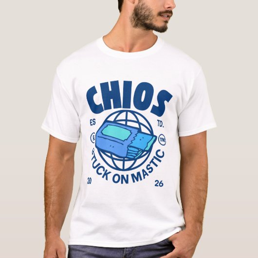 Chios: stuck on mastic t-shirt (Voorkant)
