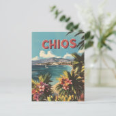Chios-vintage Briefkaart (Staand voorkant)