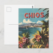Chios-vintage Briefkaart (Voorkant / Achterkant)