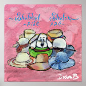 Chiot et chapeaux poster (Voorkant)