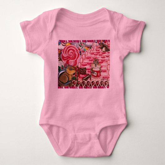 Chip bezoekt Ms Elizabeth's Peppermint World Romper (Voorkant)