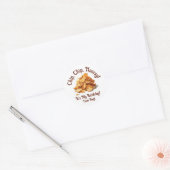 Chip, Chip, Hoera! Aardappelchips, het is mijn ver Ronde Sticker (Envelop)