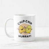 Chip Chip Hooray Funny Happy Crisps Koffiemok (Links)