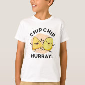 Chip Chip Hooray Funny Happy Crisps T-shirt (Voorkant)