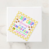 Chip Chip Hooray Het is tijd voor zomervakantie Tr Bedankjes Labels (In situ)