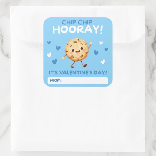 Chip, Chip, Hooray! Valentine Cookie Stickers (Tas)