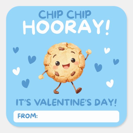 Chip, Chip, Hooray! Valentine Cookie Stickers (Voorkant)