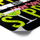 Chip Dippin en Margarita Sippin Cinco de Mayo Poster (Hoek)