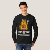 Chip Dippin Margarita Sippin Cat Alcohol Cocktail  T-shirt (Voorkant volledig)