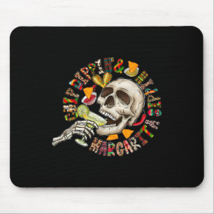 Chip Dippin Margarita Sippin Shirt Funny Skull Ske Muismat
