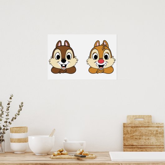 Chip en Dale Poster (Keuken)