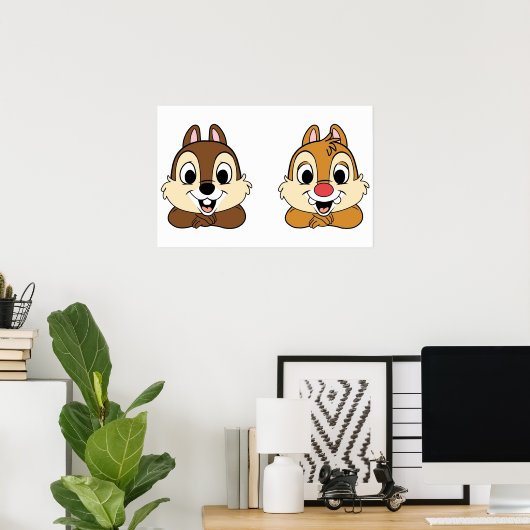 Chip en Dale Poster (Thuiskantoor)