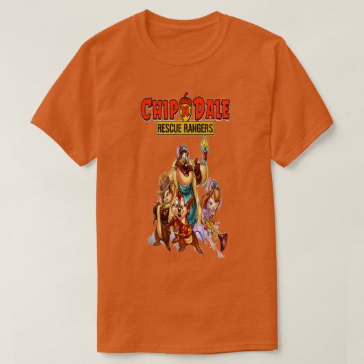 Chip en Dale Team T-shirt (Design voorkant)