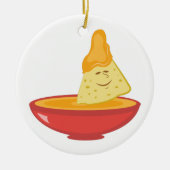 Chip en dip keramisch ornament (Voorkant)