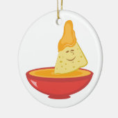 Chip en dip keramisch ornament (Links)