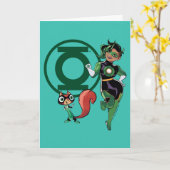 Chip & Green Lantern Kaart (Gele Bloem)