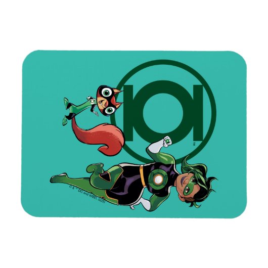 Chip & Green Lantern Magneet (Horizontaal)