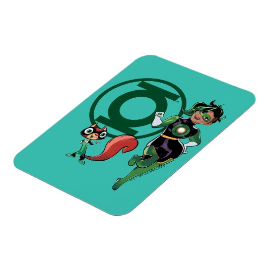 Chip & Green Lantern Magneet (Linkerzijde)