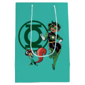 Chip & Green Lantern Medium Cadeauzakje (Achterkant)