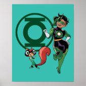 Chip & Green Lantern Poster (Voorkant)