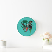 Chip & Green Lantern Ronde Klok (Huis)