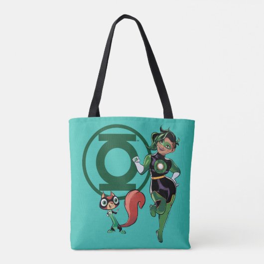 Chip & Green Lantern Tote Bag (Achterkant)