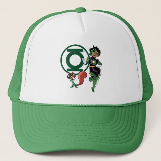 Chip & Green Lantern Trucker Pet (Voorkant)