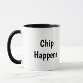 Chip Happens Coffee Mok (Links)