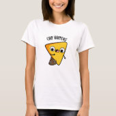 Chip Happens Grappige Poop Pun T-shirt (Voorkant)