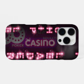 Chip Leader casino verlichting iPhone Hoesje (Achterkant horizontaal)