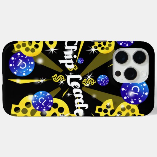 Chip Leader dollarteken Case-Mate iPhone Case (Achterkant (horizontaal))